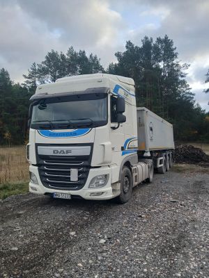 Daf  sprzedam daf z naczepą wywrotką wielton 33m3 2014