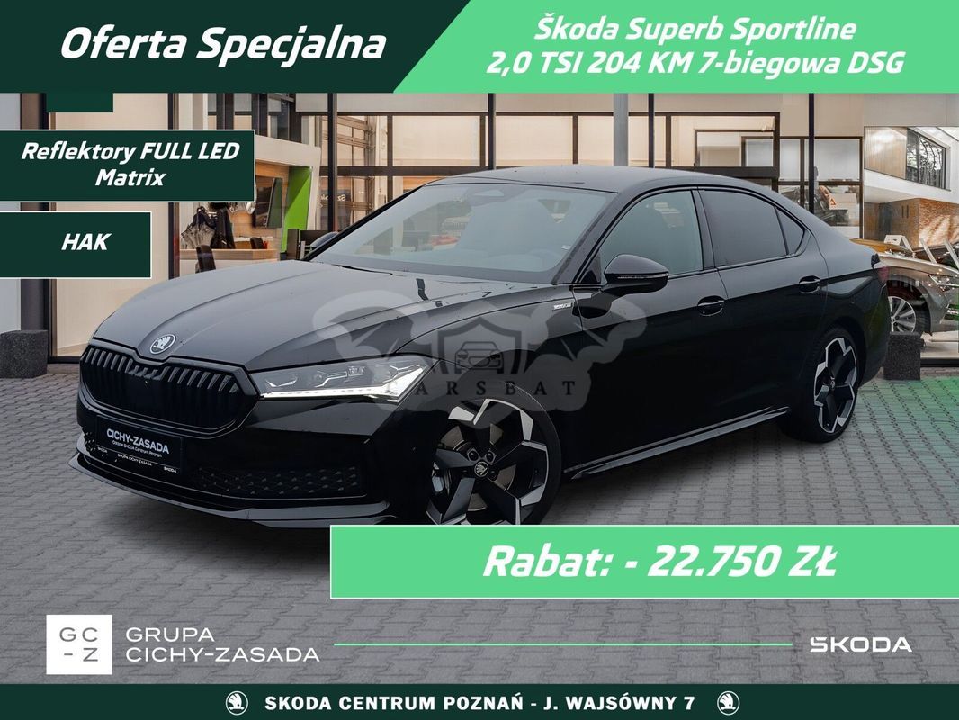 Skoda Superb VI 2.0 TSI Sportline DSG 2024