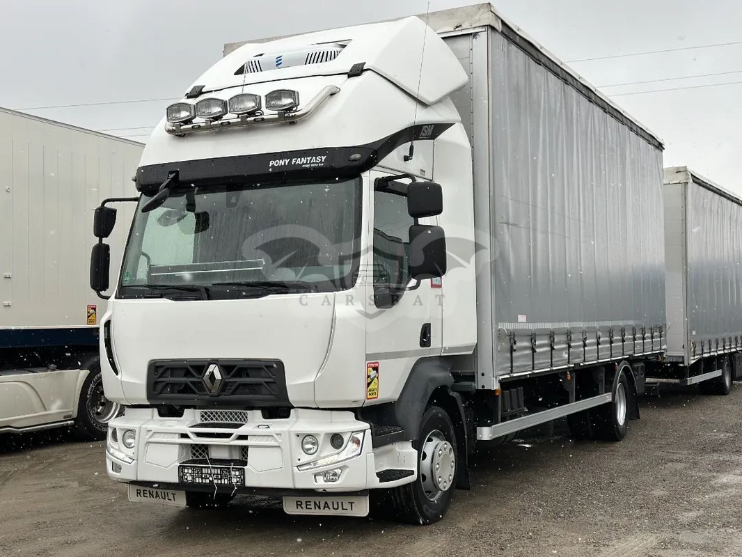 Renault D14 tamdem 101 m3 manual klimatyzacja postojowa 2017