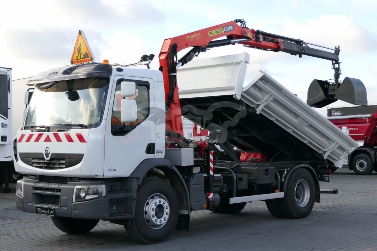 Renault 19 - 320 km / e 6 / wywrotka + hds / hydroburta / 3 stronny kipper - 3.5 m / euro 6 2010