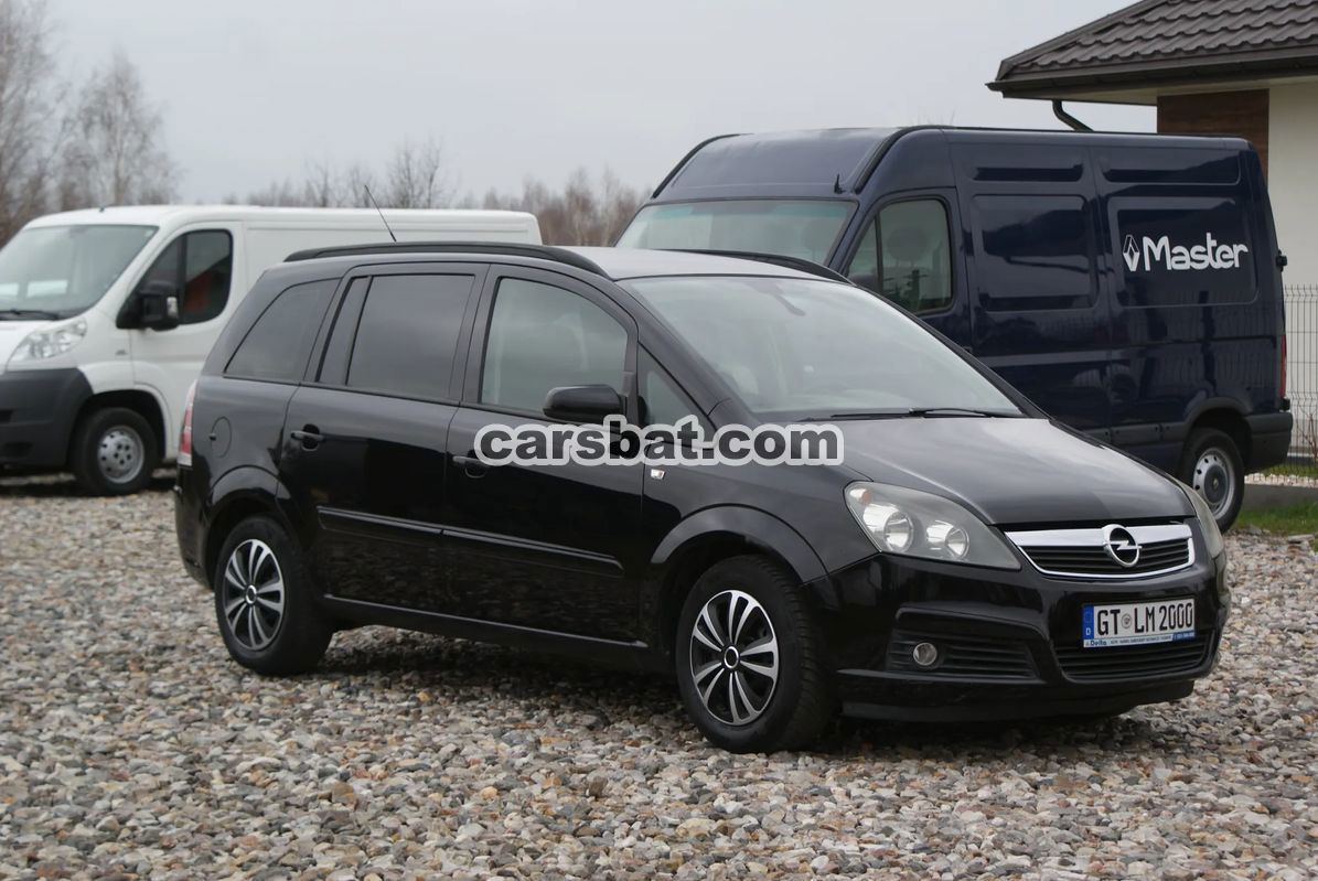 WZZADD18345678909 | Black Opel Zafira B 1.8 2006 year| CarsBat