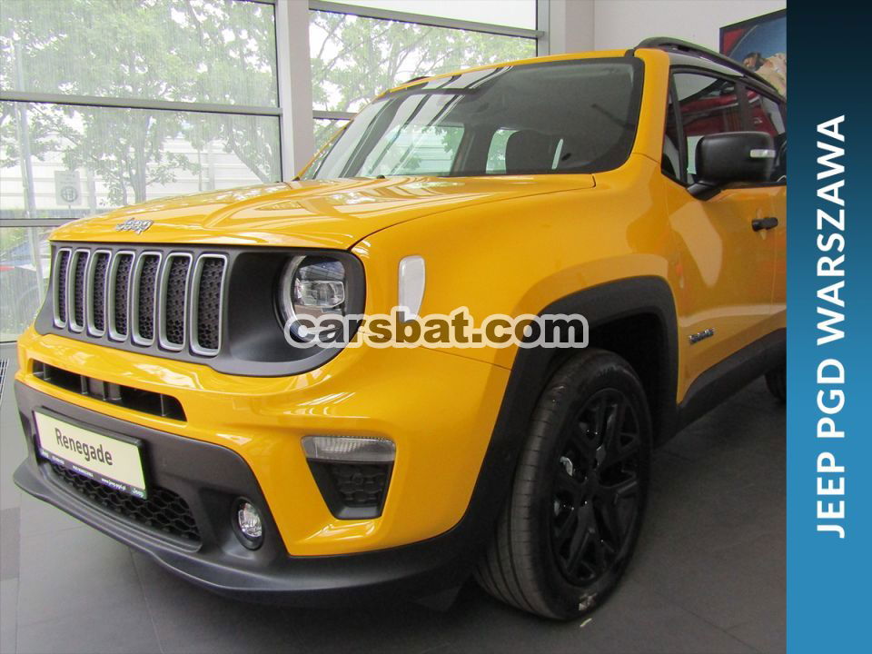 Yellow Jeep Renegade 2024 year Hybrid Automatic 130 HP 10 km CarsBat