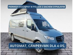 Burstner Habiton hm 6.0 kampervan mercedesa - teraz z dachem sypialnym 2026