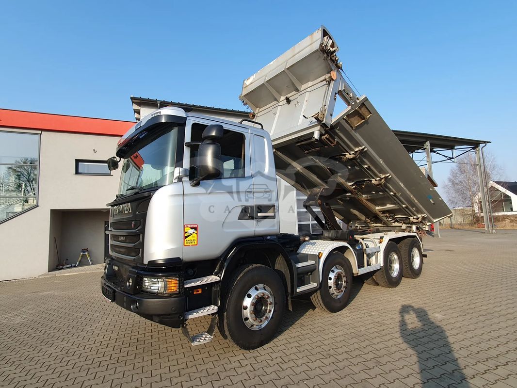 Scania  8x4, bordmatic, klapa hydrauliczna 2016